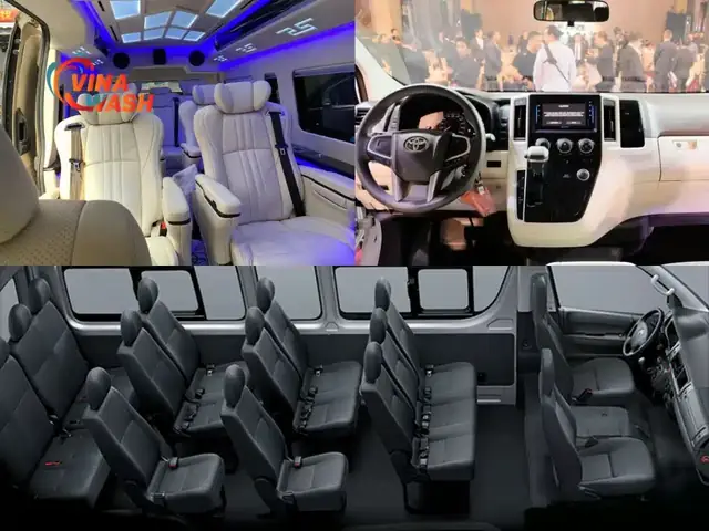 Nội Thất Của Dòng Xe Toyota Hiace 9 Chỗ