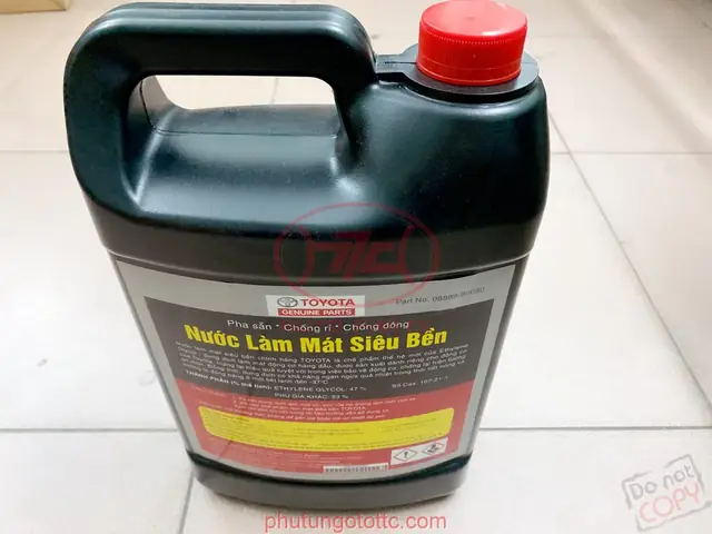 Nước Làm Mát Toyota Giá Bao Nhiêu