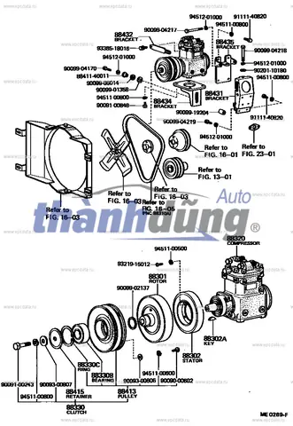 Power Steering Pump Diagram Toyota Vios