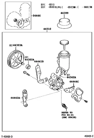 Power Steering Pump Diagram Toyota Vios