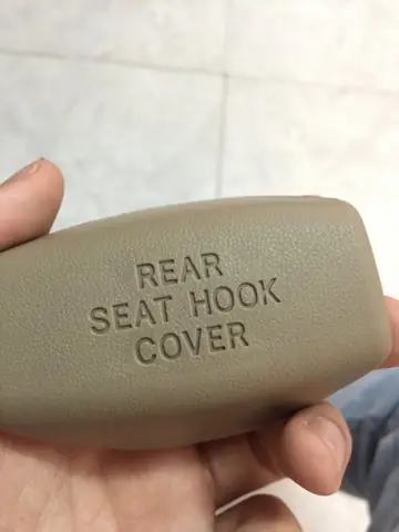 Rear Seat Hook Cover Toyota Fortuner