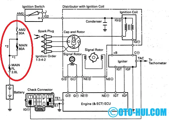 Sơ Đồ Mạch Điện Toyota 3s