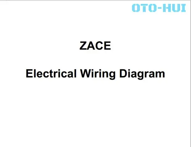 Sơ Đồ Mạch Điện Toyota Zace Sơ Đồ Mạch Điện Toyota Zace