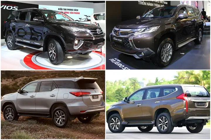 So Găng Toyota Fortuner Và Mitsubishi Pajero Sport So Găng Toyota Fortuner Và Mitsubishi Pajero Sport