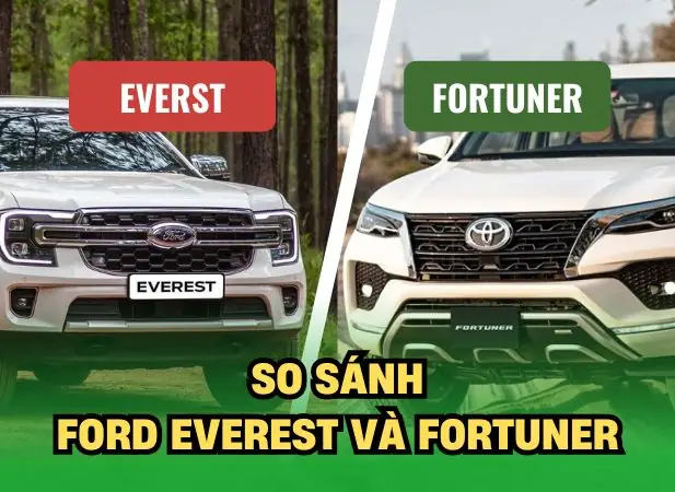 So Sánh Ford Everest 2.2 Titanium Và Toyota Fortuner So Sánh Ford Everest 2.2 Titanium Và Toyota Fortuner