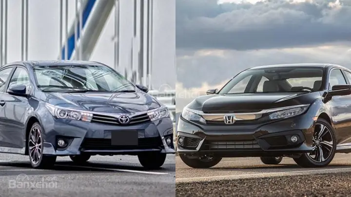 So Sanh Hoda Civic Va Toyota Carolla 2017