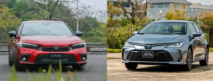 So Sanh Honda Civic Va Toyota Corolla 2017