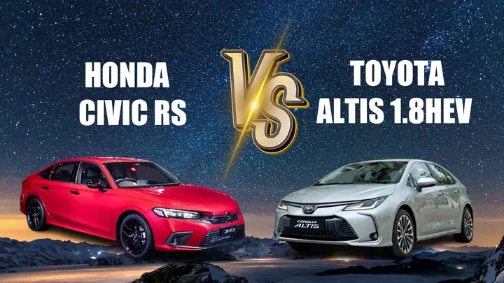 So Sanh Honda Civic Vs Toyota Altis
