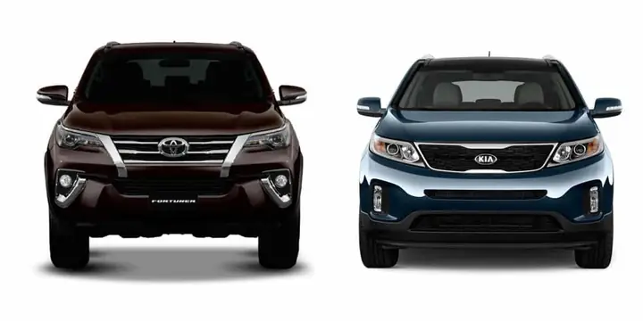So Sanh Kia Sorento Va Toyota Fortuner