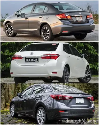 So Sánh Mazda 3 Và Toyota Altis