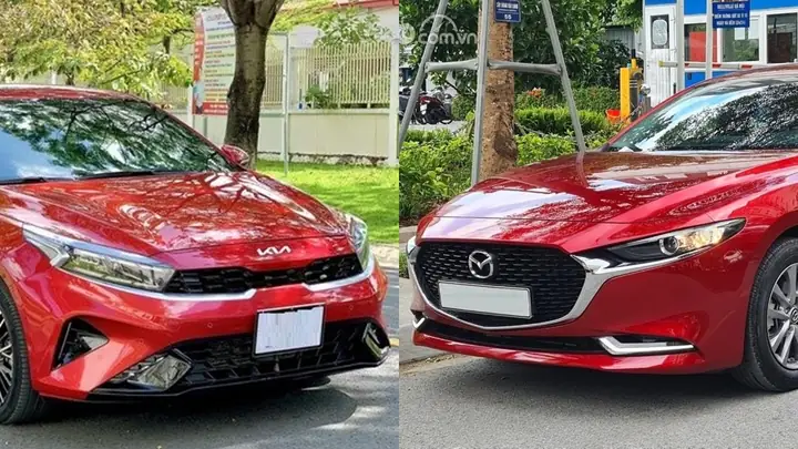 So Sánh Oto Toyota Veue Và Mazda 3
