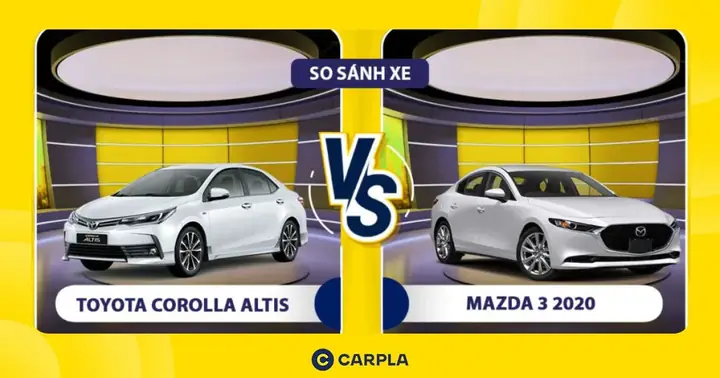 So Sánh Toyota Altis 1.8e Mt Và Mazda 3