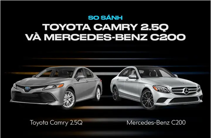 So Sanh Toyota Camry Voi Mercedes C200