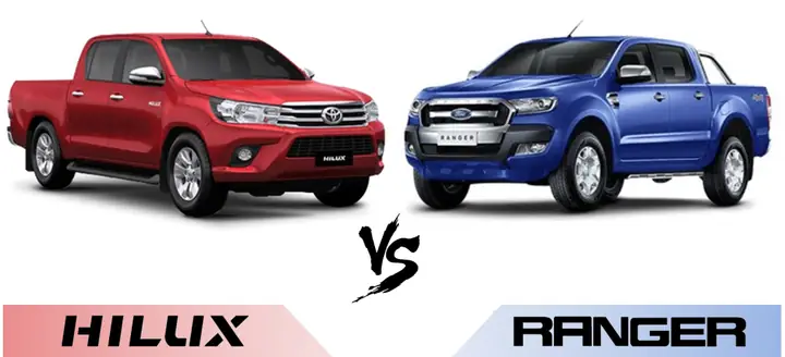 So Sánh Toyota Hilux 2018 Và Ford Ranger 2018