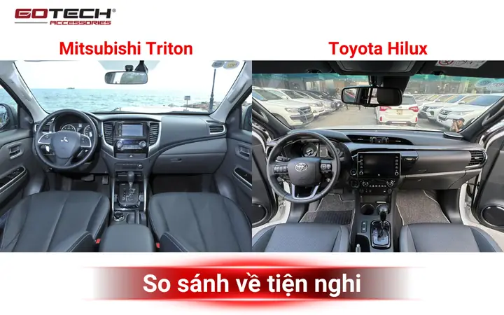 So Sanh Toyota Hilux Với Mitsubishi Triton
