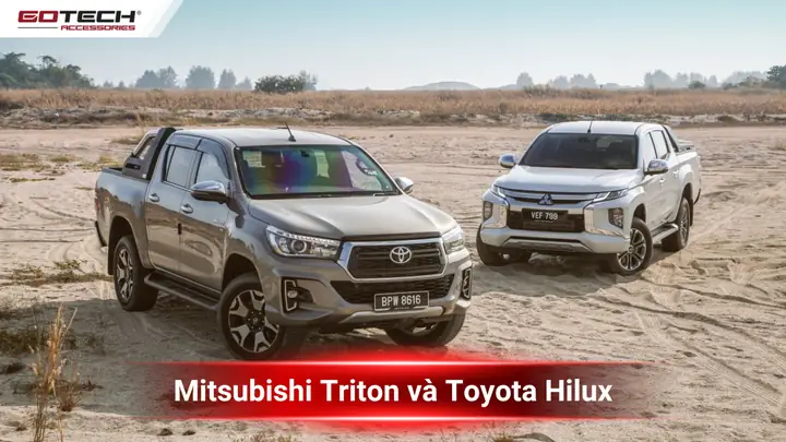So Sanh Toyota Hilux Với Mitsubishi Triton
