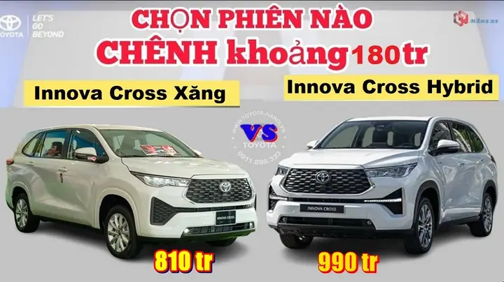 So Sánh Toyota Innova Và Fortuner