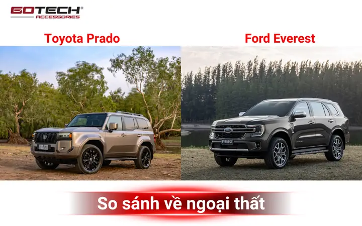 So Sánh Toyota Prado Và Fortuner