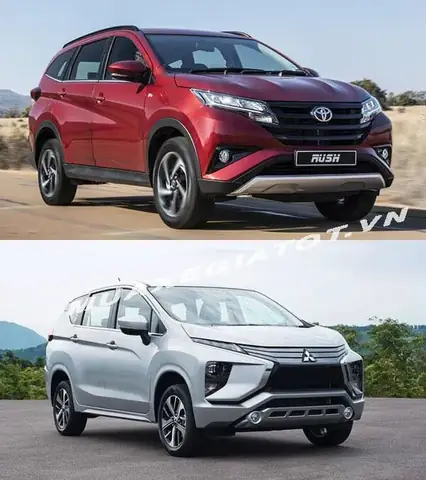 So Sánh Toyota Rus 1.5at Và Mitsubishi Xpander 2018