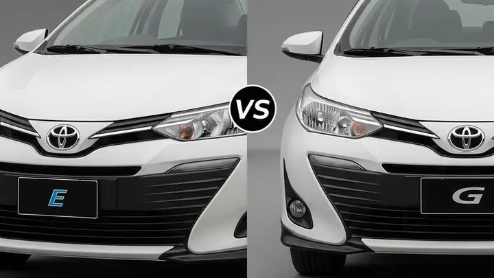 So Sánh Toyota Vios Bản E Và Bản G