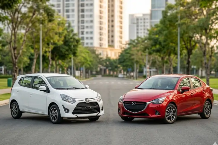 So Sánh Toyota Wigo Và Mazda 2