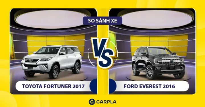 So Sanh Xe Ford Everest Và Toyota 2017