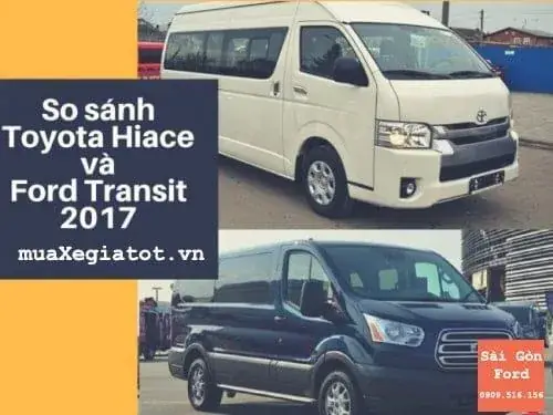 So Sanh Xe Ford Và Toyota 2017