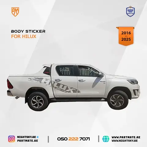 Sticker Decals Toyota Hilux Revo Back Sticker Decals Toyota Hilux Revo Back