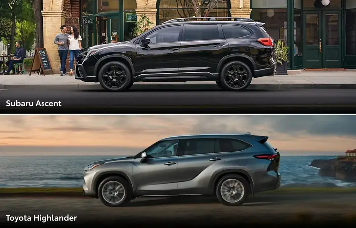 Subaru Ascent Specs Vs Toyota Highlander