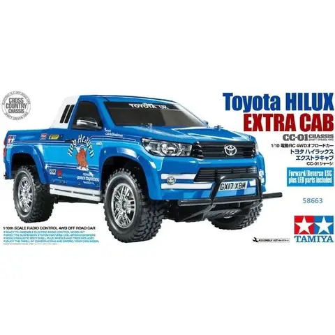 Tamiya 58663 Toyota Hilux Extra Cab
