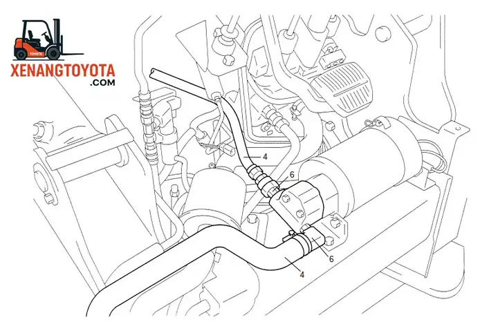 Tháo Bơm Trợ Lực Lái Toyota