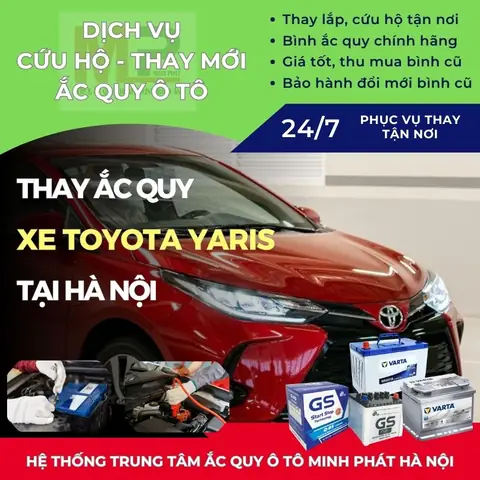 Thay Aquy Xe Toyota Yaris Tai Nha