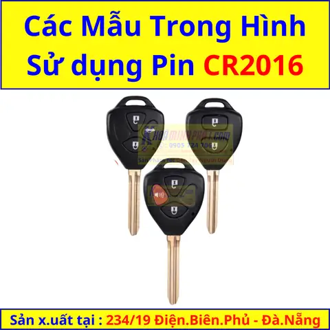 Thay Pin Chìa Khóa Toyota Altis