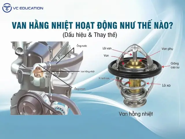 Thay Van Hằng Nhiệt Toyota Camry 1997