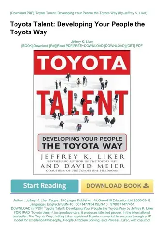 The Toyota Way Book Pdf Free Download The Toyota Way Book Pdf Free Download