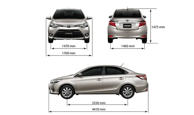 Thông Số Kỹ Thuật Xe Toyota Vios 2015