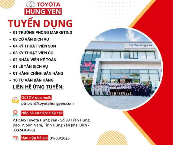 Thông Tin Tuyển Dụng Tòa Nhà Toyota Thông Tin Tuyển Dụng Tòa Nhà Toyota