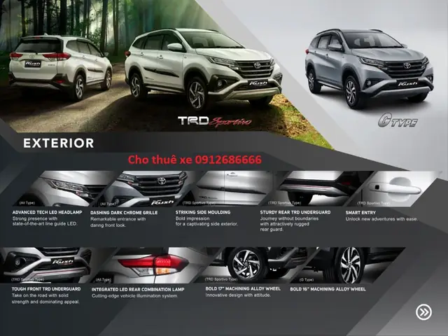 Thuê Xe Tự Lái Toyota Rush Thuê Xe Tự Lái Toyota Rush