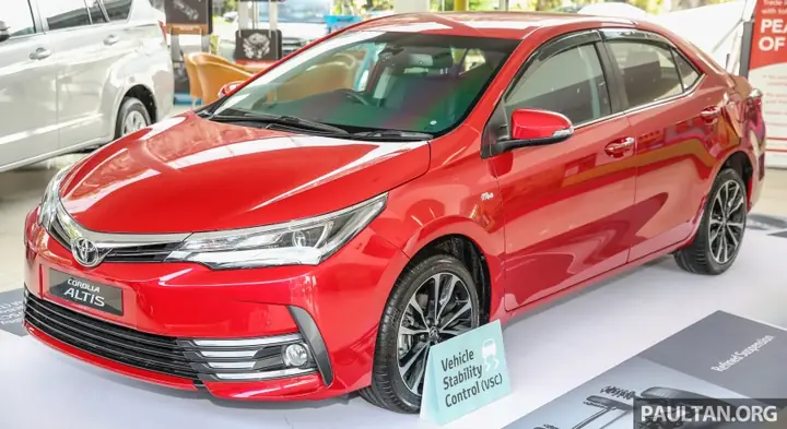 Toyota Altis 2017 O Viet Nam