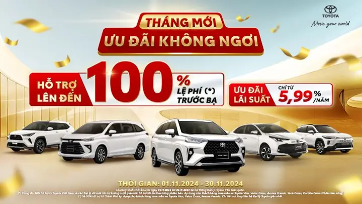 Toyota Altis Khuyen Mai Thang 11 Nam 2016