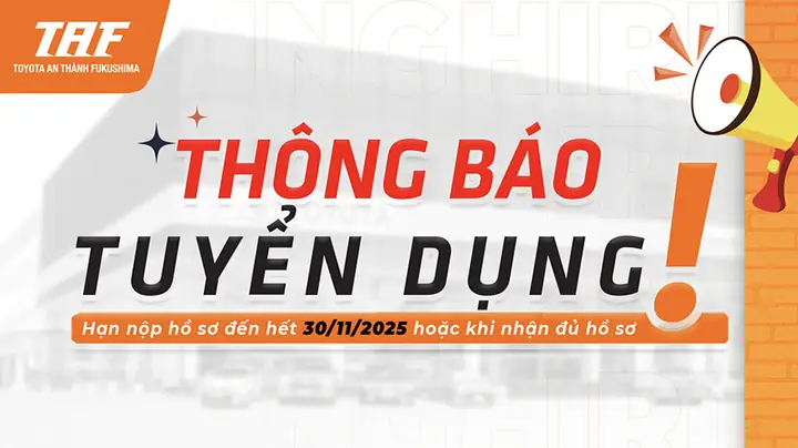 Toyota An Thành Bình Chánh Tuyển Dụng Toyota An Thành Bình Chánh Tuyển Dụng