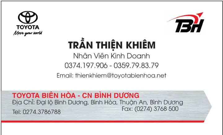 Toyota Biên Hòa Tại Bình Dương
