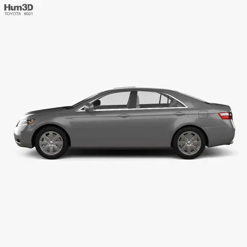 Toyota Camry 2010 Side View Black