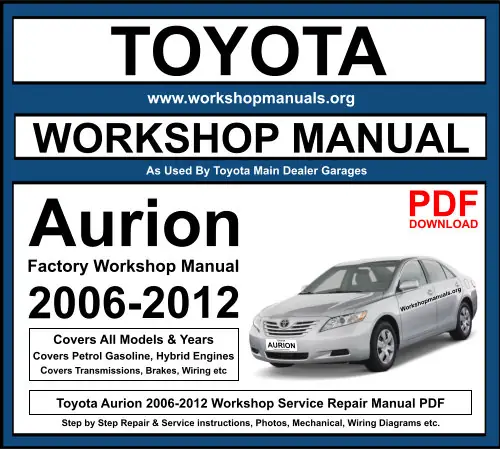 Toyota Camry 2012 Repair Manual Pdf