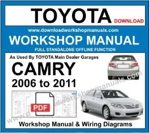 Toyota Camry 2ar-fe Workshop Diagram Manual