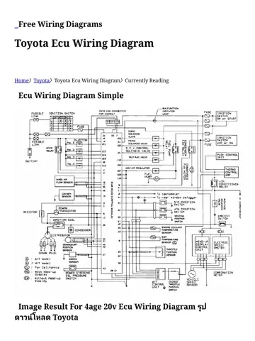 Toyota Camry Ecu Conversion Harness Labeled And Color Coded