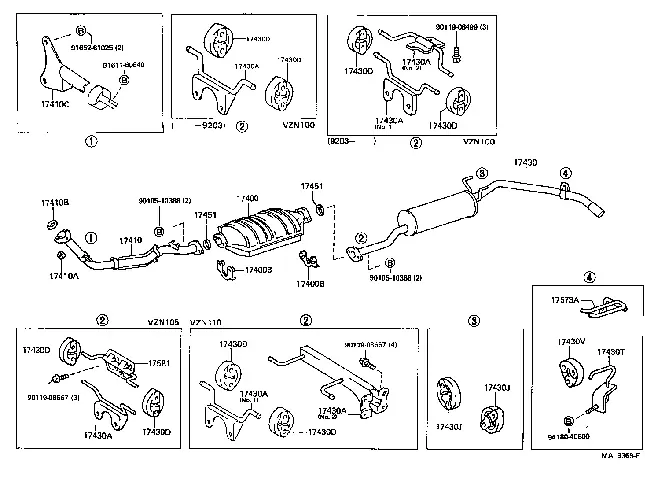 Toyota Car And Truck Exhaust Systems Toyota Car And Truck Exhaust Systems