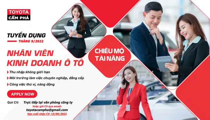 Toyota Chi Nhánh Cẩm Phả Tuyển Dụng Toyota Chi Nhánh Cẩm Phả Tuyển Dụng