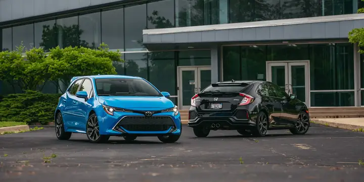 Toyota Corolla Hatchback Vs Honda Civic Hatchback