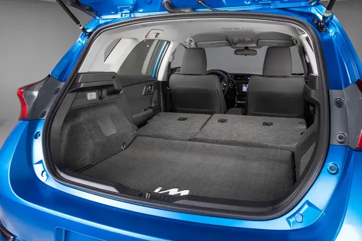 Toyota Corolla Im Cargo Space With Seats Down